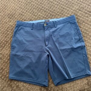 johnnie-O Classic Blue Flat Front Shorts
